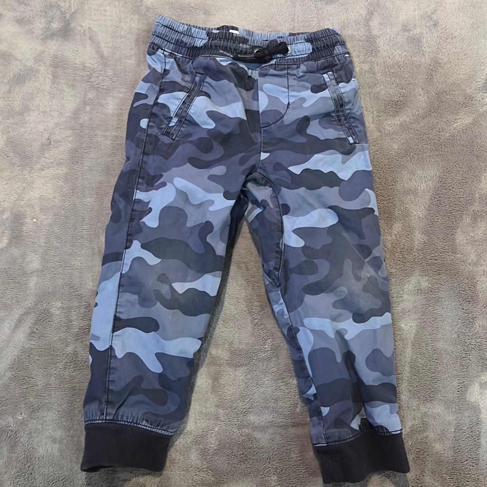 Blue Camouflage Pants GAP